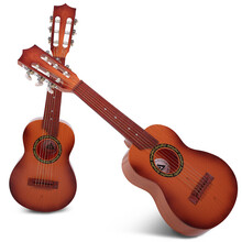 六美 尤克里里民谣小吉他四炫真丝成人儿童初学者入门乐器 四弦真丝57cm仿黄花梨