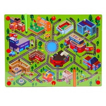 三格田（SANGTY） 磁性运笔迷宫走珠游戏宝宝儿童3-4岁亲子玩具右脑开发益智力开发早教玩具 （大号）城市交通迷宫