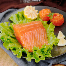 国际	【第二份5折】味库 智利进口冷冻三文鱼刺身中段400g（大西洋鲑）生鱼片 健康轻食