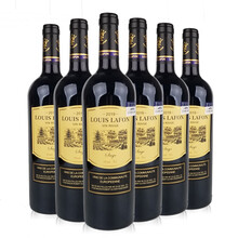 超市	路易拉菲(Louis Lafon)法国原瓶进口红酒 西拉歌海娜干红葡萄酒 圣爵14%vol系列整箱750ml*6