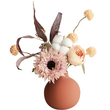 北欧仿真花艺摆件客厅假花干花花束花瓶餐桌花摆花 花艺摆件组合A