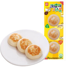 韩国进口 客唻美芝士奶酪夹心鳕鱼饼36g火锅食材即食网红零食 奶酪雪鱼饼36g