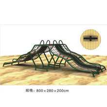 定制户外爬网幼儿园大型异形钻网儿童拓展攀爬笼钻洞组合游乐设备 爬网组合800*280*200cm 多功能可定制