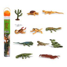 仿真小动物模型玩具家禽爬行昆虫野生动物3-10岁儿童过家家玩具 迷你爬行动物