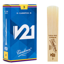 弯德林（Vandoren） 法国 新品  V21 蓝盒 降B 单簧管 黑管哨片 弯得林 古典 专业 3.0号一片