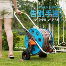 鹰牌浇花水管软管喷头高压洗车水枪园林家用花园庭院收纳车架工具套装 40米免安装套装