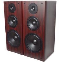 8寸音箱高中低三分频音箱无源木质8寸音箱家庭3D立体声音箱家电 一对音箱电溶分频