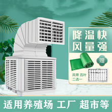 猪达人 养殖场专用冷风机猪场鸡舍鸭棚超强风降温设备水循环工业空调风扇 2.2千瓦/380伏 默认10