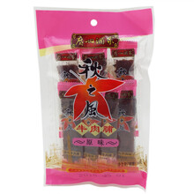 广州酒家利口福 猪肉棒 猪肉脯包装 猪肉干休闲办公零食零嘴0 60g原味牛肉脯