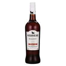 超市	敖司堡半甜雪利酒雪莉酒 西班牙进口甜型葡萄酒 750ml