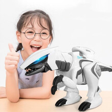 胜雄 卡罗电动遥控仿真智能恐龙大号遥控霸王龙电动益智玩具3-6-9岁男孩玩具恐龙