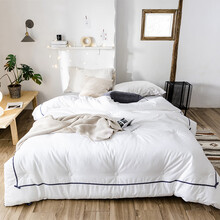 LEELAND礼澜家纺 五星级酒店风被芯冬被高支高密全棉春秋被加厚冬天被子 西西里 220*240cm 春秋被
