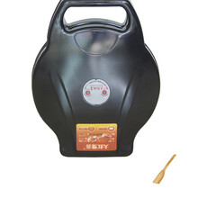 电饼铛迷小型家用自动断电烙饼锅电饼档双面加热加大加深款煎饼锅 中号加木铲