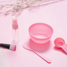 莹锡阁DIY面膜工具5件套面膜碗+面膜刷子面膜棒计量勺喷雾瓶喷瓶全套装搅拌碗调膜碗美容碗敷女化妆工具