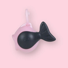 UNITED PETS 邦顿小鱼拾便盒宠物便便袋随行收纳盒可降解垃圾袋 粉红色