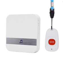 卡佳斯C1无线报警器病人老年人紧急一键按铃护理呼叫铃家用床头老人智能老人呼叫器无线家用病人远距离遥控 一拖一（一呼叫器+一响铃主机）