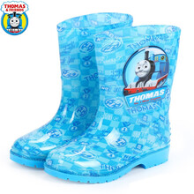 托马斯儿童雨鞋男童宝宝雨靴轻便防水防滑小孩中大童学生水鞋胶鞋 8108蓝色 36码/单鞋内长23.5cm/棉鞋内长22.5cm