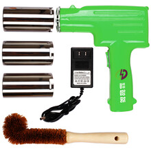 2019新款家用电动小型压面机挤面小神器格拉条全自动饸饹机面条机收纳架 绿色充插两用款 3个面桶 送刷子