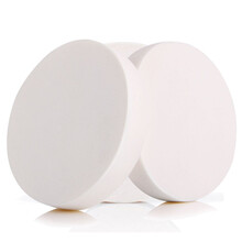 天姿雅大号圆形粉扑干湿两用美妆蛋葫芦粉扑粉底BB霜粉扑海绵化妆棉美容工具 3片白色大号圆形