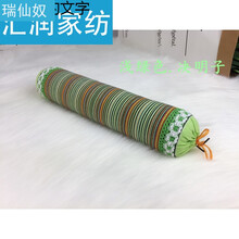 2019新款决明子小圆枕头颈椎枕棒女荞麦皮护颈枕脊椎圆柱枕Q 浅绿色决明子