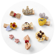 宠哆哆 狗狗头饰约克夏蝴蝶结发饰宠物泰迪比熊发夹小狗发卡猫咪饰品头花宠物用品 猴子发夹