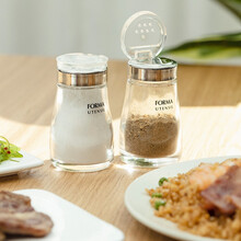 家の物语日本玻璃油醋瓶油壶防漏酱油瓶醋瓶调味瓶带盖防尘厨房用品 调料瓶（80ml）