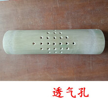 颈椎枕竹子半圆枕头成人颈椎枕头竹筒枕头空心竹枕实木颈椎用 颈椎枕半圆长35CM*7-8CM高