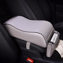 汽车扶手箱垫 车载扶手箱增高垫 车用扶手加高垫汽车无记忆棉扶手箱垫 中央扶手枕增高垫套内饰用品 雅致灰 无兜