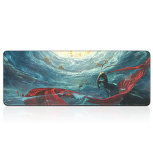 WKUK  鼠标垫超大号游戏动漫二次元女生鼠标垫键盘垫加厚桌垫 大圣归来 500*1000*3mm