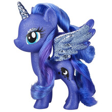 孩之宝 小马宝莉 人物玩偶 女孩玩具礼物 紫悦云宝碧琪太阳公主珍奇 美丽公主人物 月亮公主