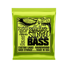 Ernie Ball电贝斯琴弦2832/2824/2838镀镍四/五/六弦EB Bass琴弦 2832四弦贝斯弦(50-105)+送拨片+擦琴布