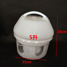 信鸽用品用具鸽子饮水器水槽鸟用水壶赛鸽用具自动水壶鸽具加热器 翠绿色 加厚白底5升