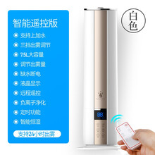 瑞德摩尔 落地空气加湿器卧室家用上加水式大容量办公室卧室客厅空调智能孕妇婴儿可用8L 智能遥控版【土豪金白】