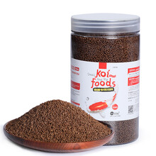 华畜 鱼粮 锦鲤专用饲料500g 金鱼鱼饲料 鱼食全营养鱼料益生菌增色增体上浮型不浑水鱼粮食小颗粒1mm