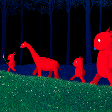  gogoodgoods 构得 张占占“出发”艺术版画 客厅装饰画 餐厅装饰画 卧室装饰画 限量款