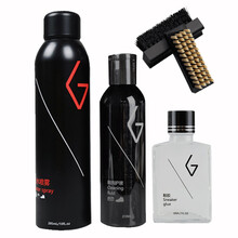 固得呀GOTO球鞋修补鞋胶 AJ球鞋粘胶水运动皮鞋软胶防水喷雾鞋子清洁剂 鞋胶+防水喷雾+洗护套装