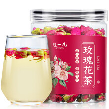 陈一凡 玫瑰花茶 精选无硫平阴重瓣红玫瑰 女人泡水喝的花草茶袋装250g