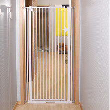 聚悠宠猫围栏门栏猫咪栅栏宠物狗护栏狗狗隔离栏挡猫猫防护门拦猫用防爬小猫防逃栏杆家用室内防跳 适用宽度66-69cm 高度150cm