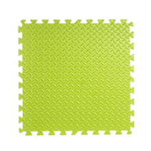 厂家直送 明德儿童泡沫地垫拼图爬行垫宝宝婴儿爬爬垫加厚防树叶纹60x60 绿色 60×1.2cm配边条/6片