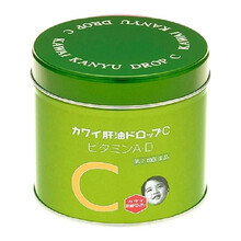 【JD物流 日本直邮】kawai(河合制薬) 肝油儿童肝油钙丸可爱的鱼肝油AD钙维生素C150粒