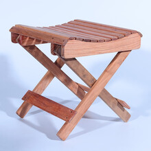 艺铭天下红木家具血檀（学名：染料紫檀）马扎凳家用实木小凳子户外折叠迷你小板凳便携式钓鱼矮凳 长29*宽28*高29cm
