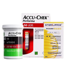 罗氏（ROCHE） 血糖试纸卓越型精彩型金采金锐型 罗康全血糖仪试纸家用accu-chek测试条 卓越200片试纸+200针头【远效期】