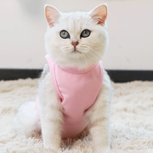 玉洋轩 猫咪绝育手术衣服狗狗母猫手术服断奶服生理服伊丽莎白圈升级猫藓皮肤病服猫咪绝育防舔服术后恢复服 粉色S（适合身长约23cm3斤以内）