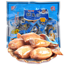 裕达舟山特产即食海鲜烧烤鱿鱼仔500g墨鱼仔香辣带籽零食小吃 烧烤味带籽500g