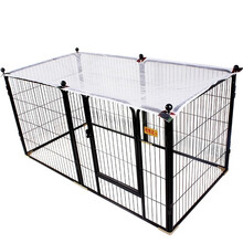 憨憨宠 宠物狗狗围栏防逃网防逃脱罩狗笼子罩子狗狗栅栏罩子用品 围栏笼罩80*80cm
