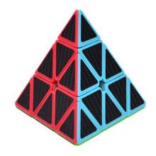 奇艺 碳纤维魔方二阶三阶四阶五阶金字塔斜转SQ1枫叶风火轮斜转变幻金刚X魔方 益智玩具 碳纤维金字塔