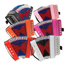 派尼美特带视频教程音乐儿童手风琴乐器亲子儿童玩具男孩女孩生日礼物早教 粉色