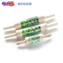 擀泥仗 擀面杖 陶艺工具 泥板成型工具 陶艺泥滚擀泥棍  中号3.7*24cm