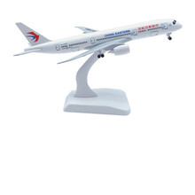 20CM飞机模型合金客机南航东航国航波音747带起落架轮子 东航787(带轮子)