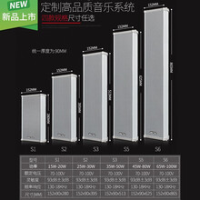先科（SAST） 户外音柱室外防水防风定压壁挂音响商铺学校公园操场公共广播音箱 65W-100W户外防水音柱
